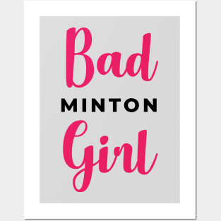 Badminton Girl - Bad Girl Posters and Art